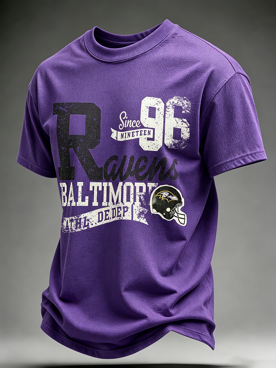 Men's Football Print T-shirt