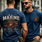 USMC Military Style Graphic T-Shirt