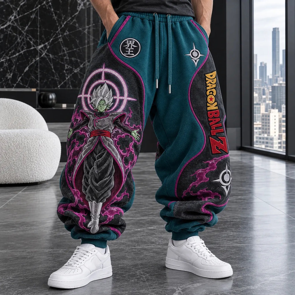 Unisex Loose-fit Casual Lantern-style Sweatpants