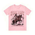 Vintage Pink Pony Club Cowboy Horse Print Tee