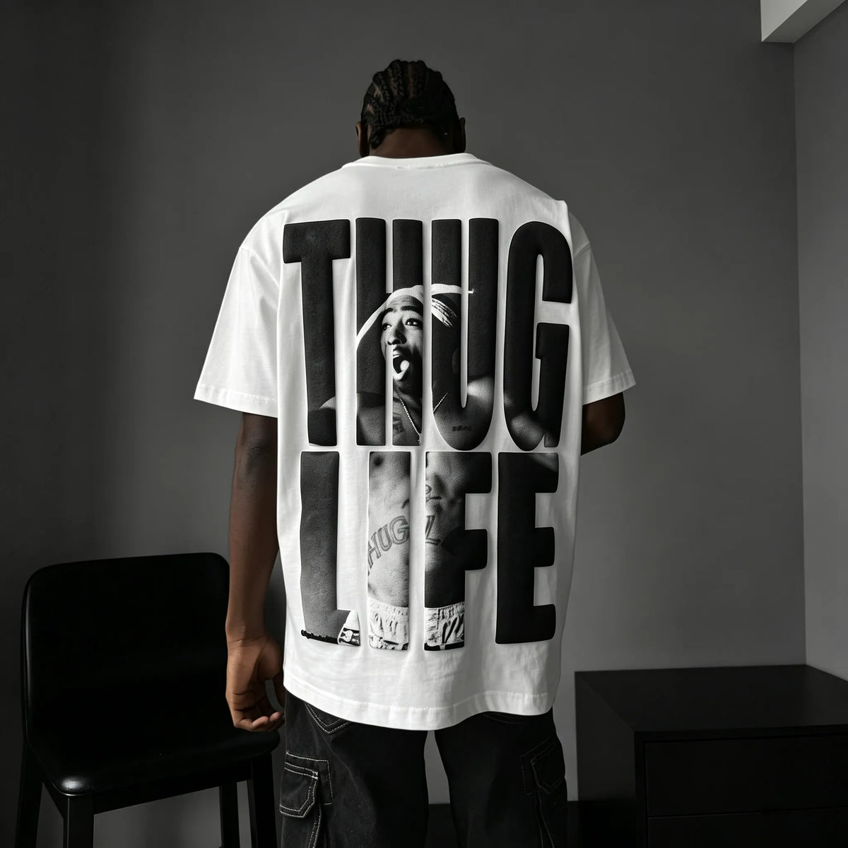 Unisex West Coast Legend Print Short-Sleeve T-Shirt