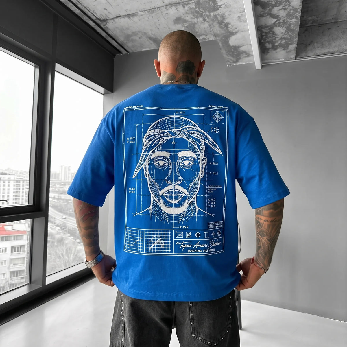 Unisex West Coast Legend Print Short-Sleeve T-Shirt