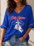 Bills Haters Sh*t The F*ck Up Women's V‑Neck Top