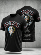 Men's Music Print T‐Shirt