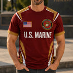 U.S. Marine 250th Anniversary Eagle T-Shirt 1776–2026