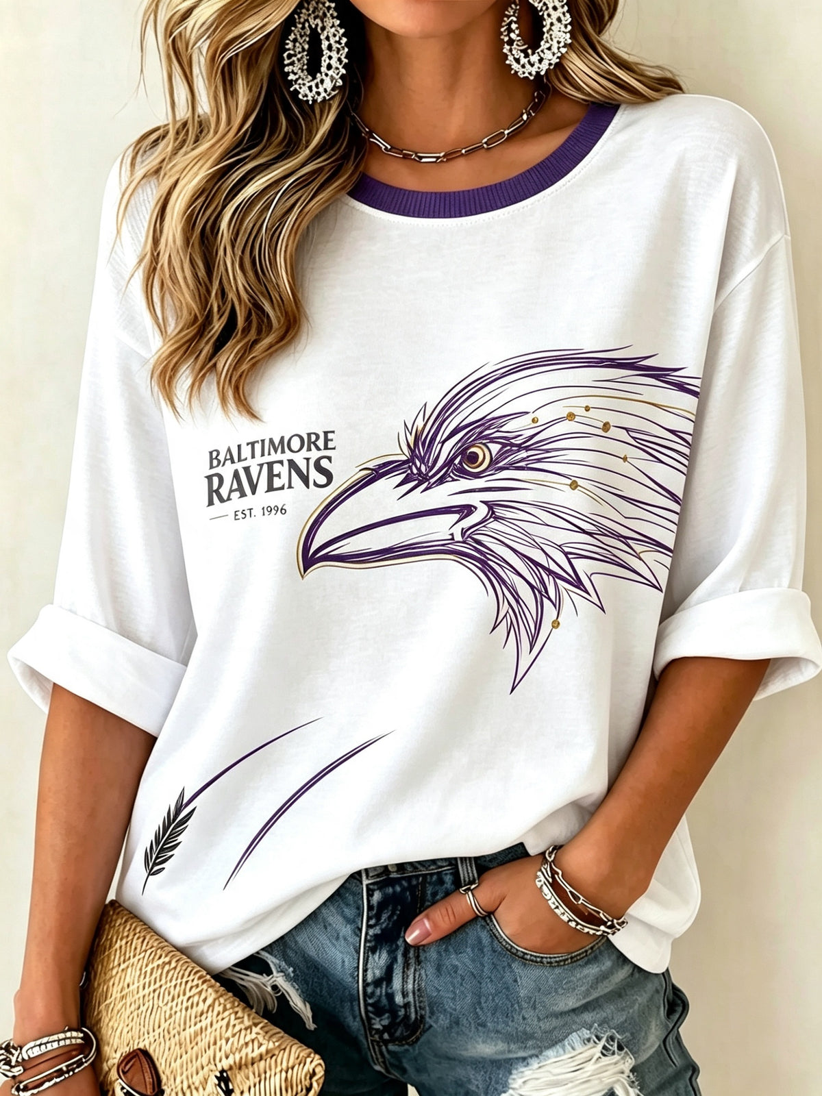 Women's Football Fan T-Shirt