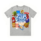Shes from texas i can tell Unisex T-shirt