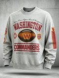 Men's Football Print Sweatshirt