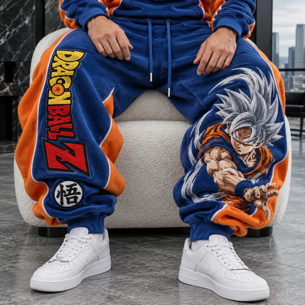 Unisex Loose-fit Casual Lantern-style Sweatpants