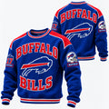 Rugby-style Crewneck Sweatshirt