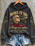 Women's Casual Commemorative Printed Sweatshirt