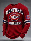 Men's Hockey Print Sweatshirt