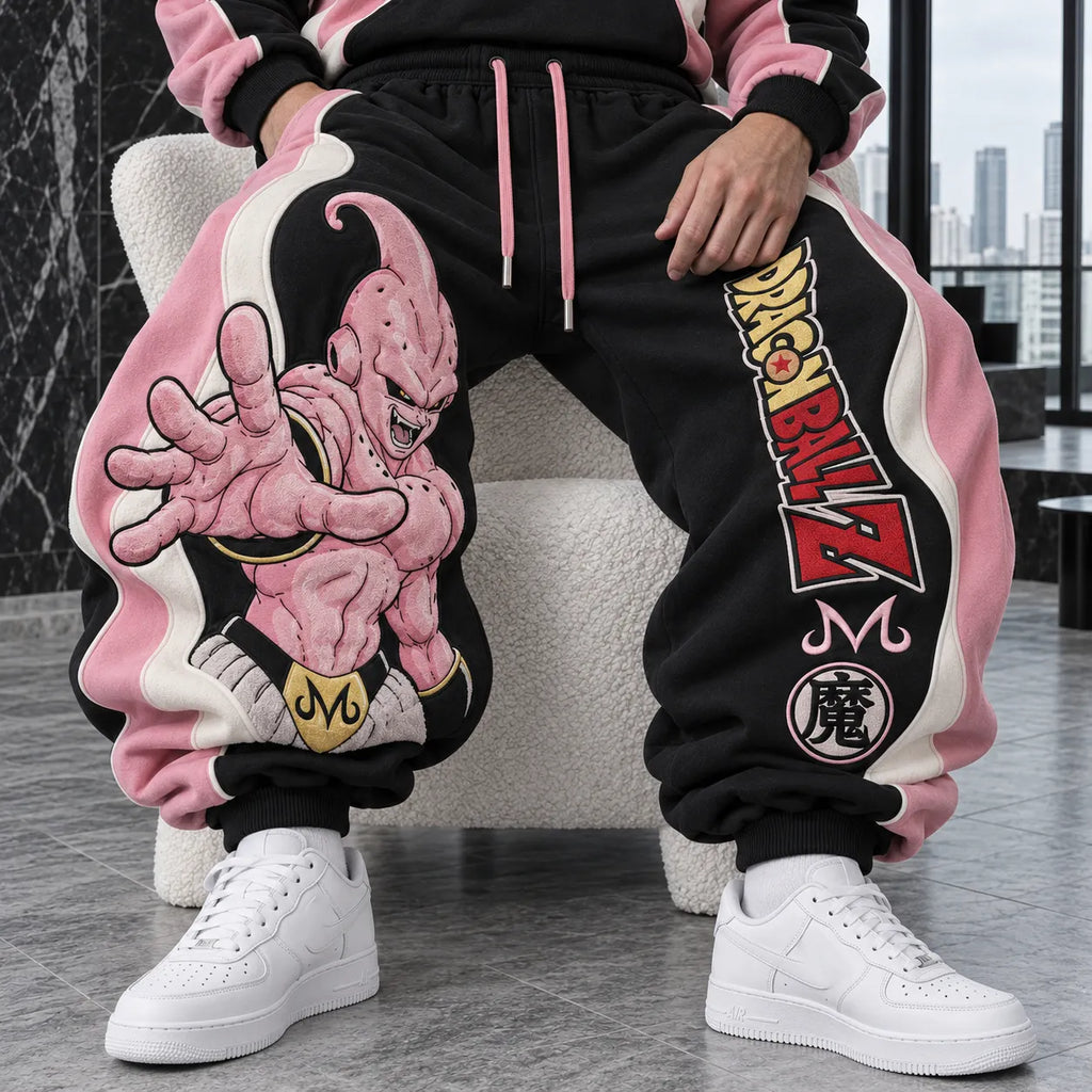 Unisex Loose-fit Casual Lantern-style Sweatpants