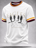 Men's Music Print T‐Shirt