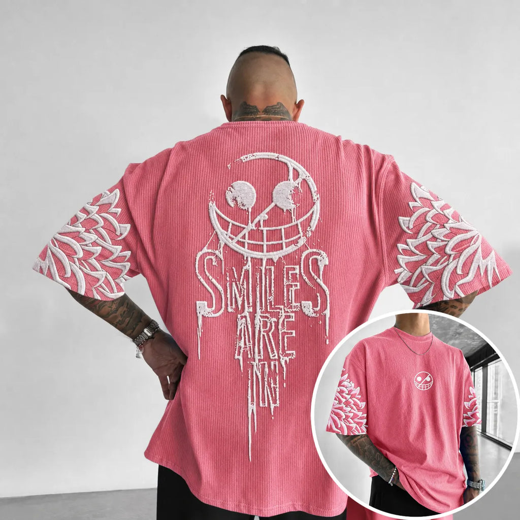 Unisex Anime-Style Retro Oversized T-Shirt
