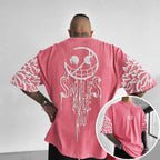 Unisex Anime-Style Retro Oversized T-Shirt