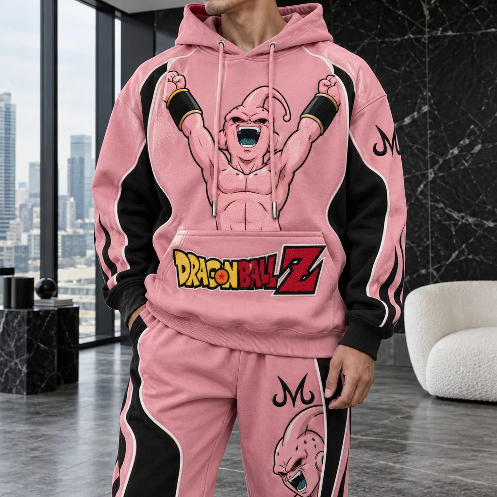 Unisex Oversized Casual Anime-print Hoodie