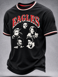 Men's Music Print T‐Shirt