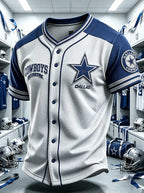 Men's Football Print Shirt