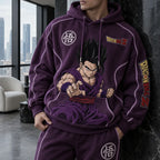 Unisex Oversized Casual Anime-print Hoodie