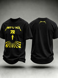 Men's Music Tour Printed Casual T-Shirt