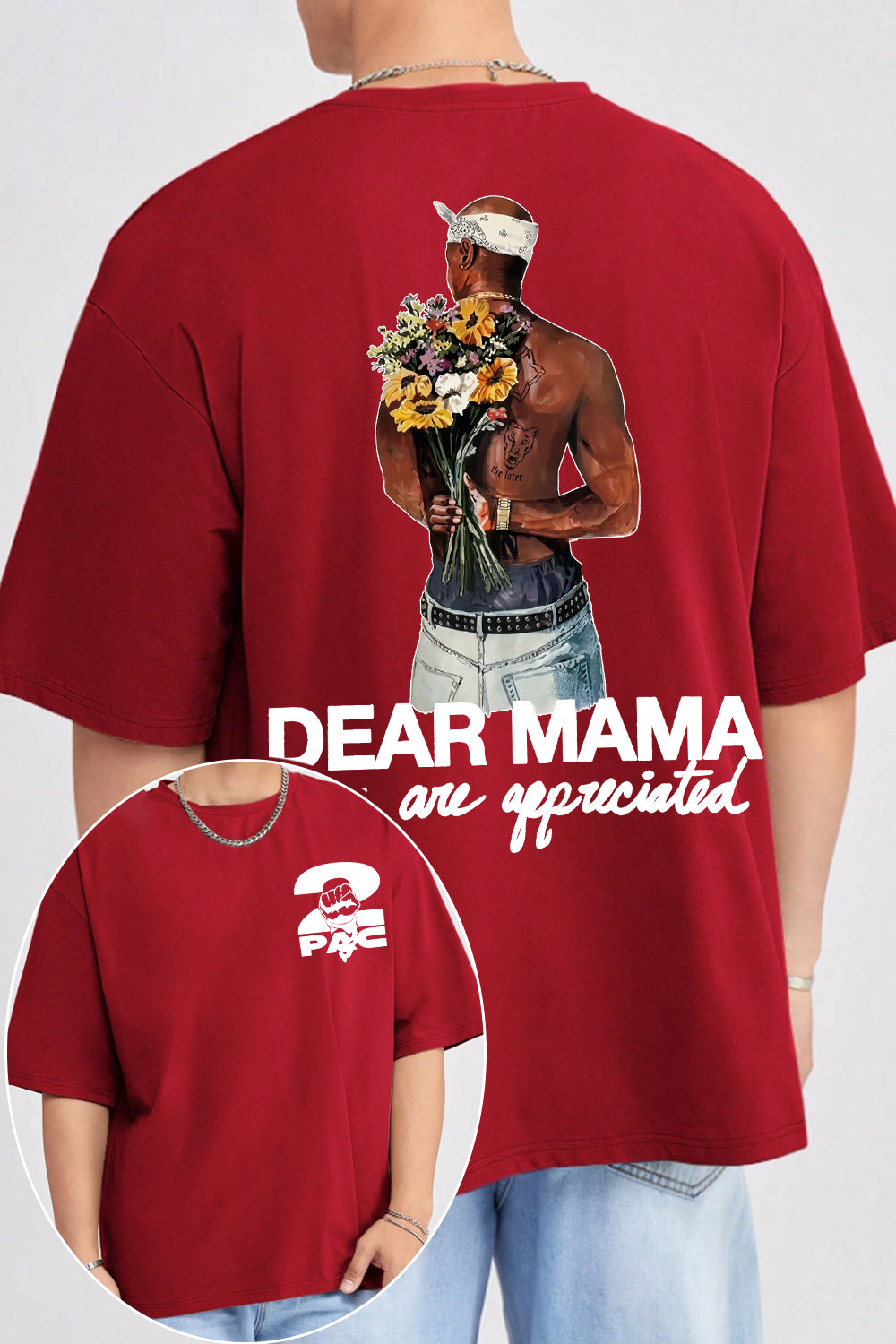 2pac Two-Sided Tee