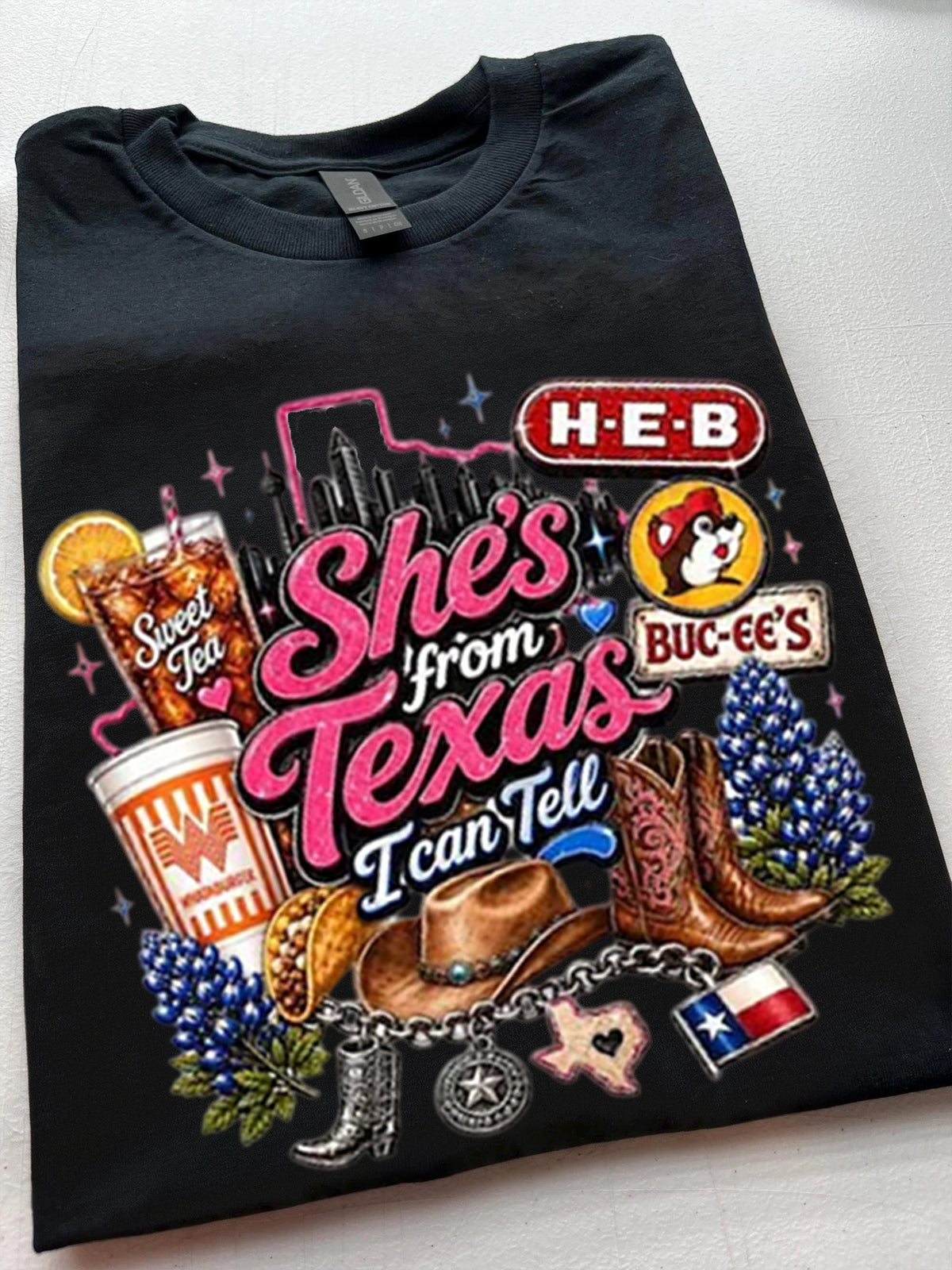 "She's From Texas I Can Tell" Unisex Texas Residents T-shirt