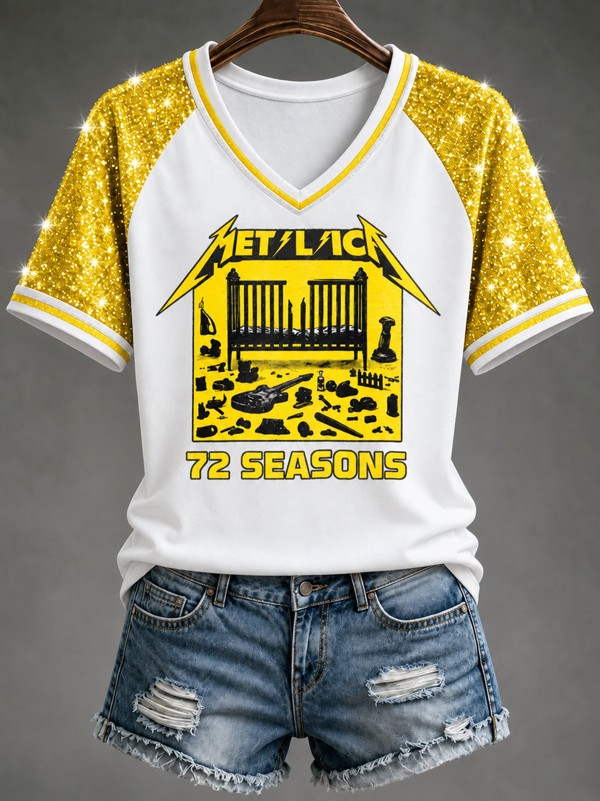 Women's Music Tour Print Casual T-shirt