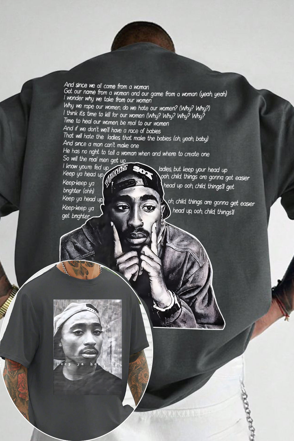 tupacquotes T-SHIRT