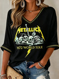 Women's Musical Tour Print Shirt