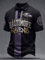 Men's Football   Print Polo Shirt