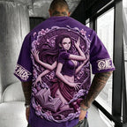Unisex Anime-Style Retro Oversized T-Shirt