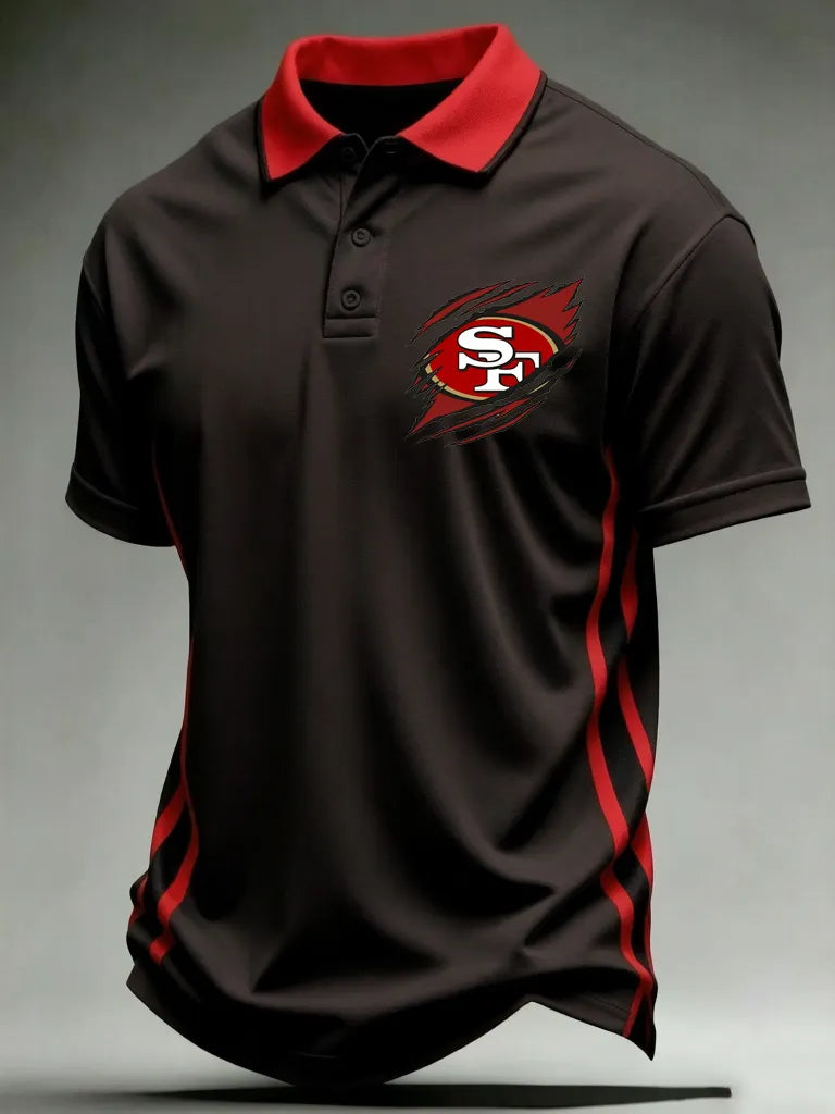 Men's Print Polo Shirt
