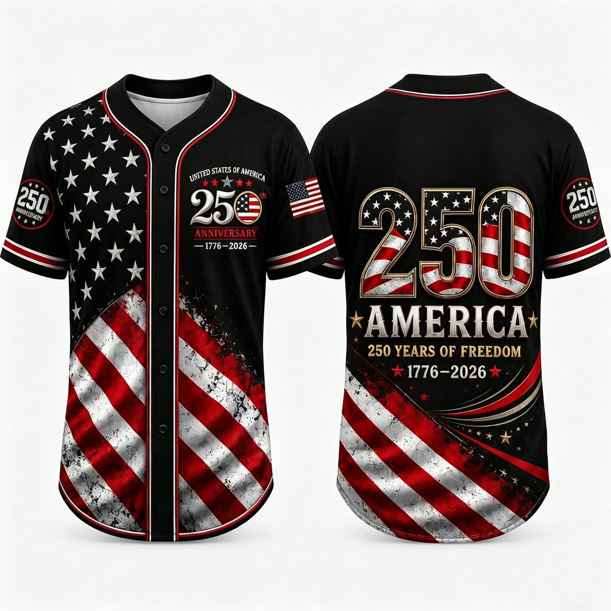 USA 250th Anniversary Baseball Jersey