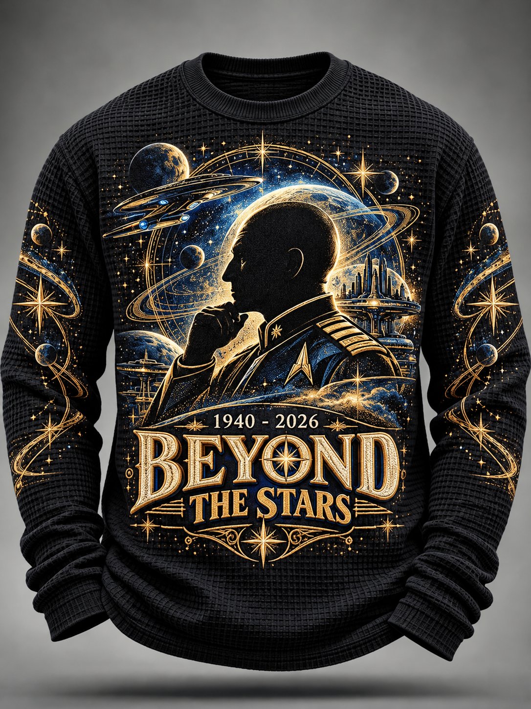Men's Casual Art Printed Long-Sleeve Sweatshirt