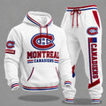 Men's Hockey Hooded And Sweatpants Set