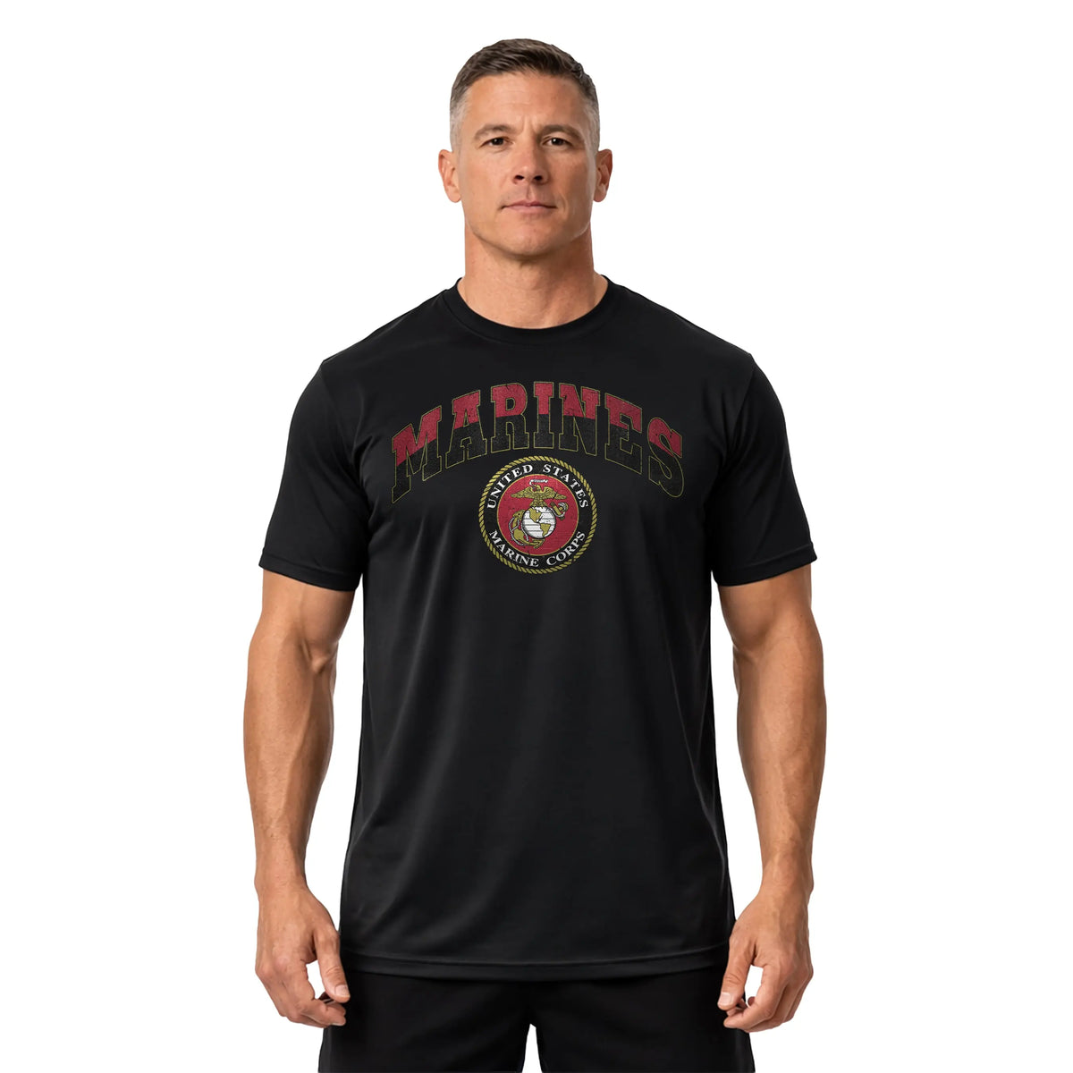 Marines Vintage Classic Seal Performance Shirt United States Marine Corps Pride,Made in USA
