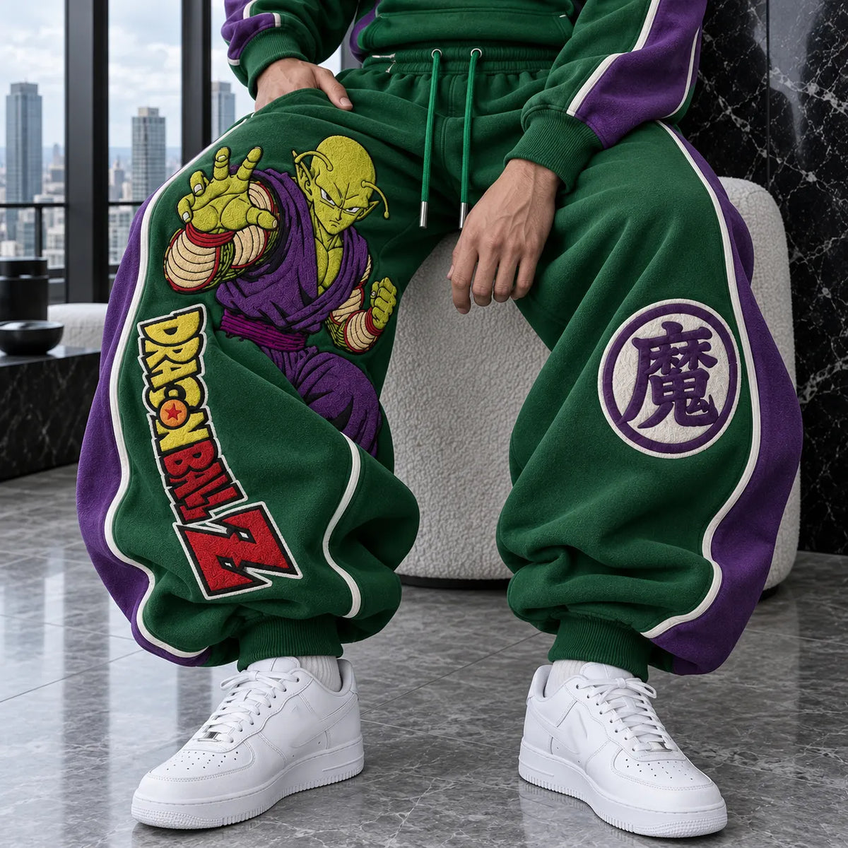 Unisex Loose-fit Casual Lantern-style Sweatpants
