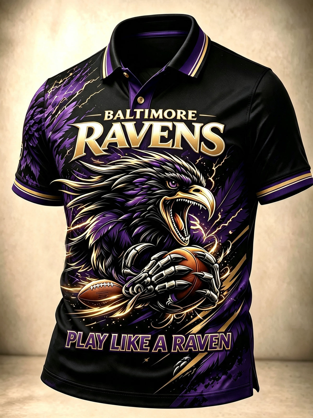 Men's Football Fan Polo Shirt