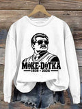 Women's Casual Printed Long-Sleeve Sweatshirt