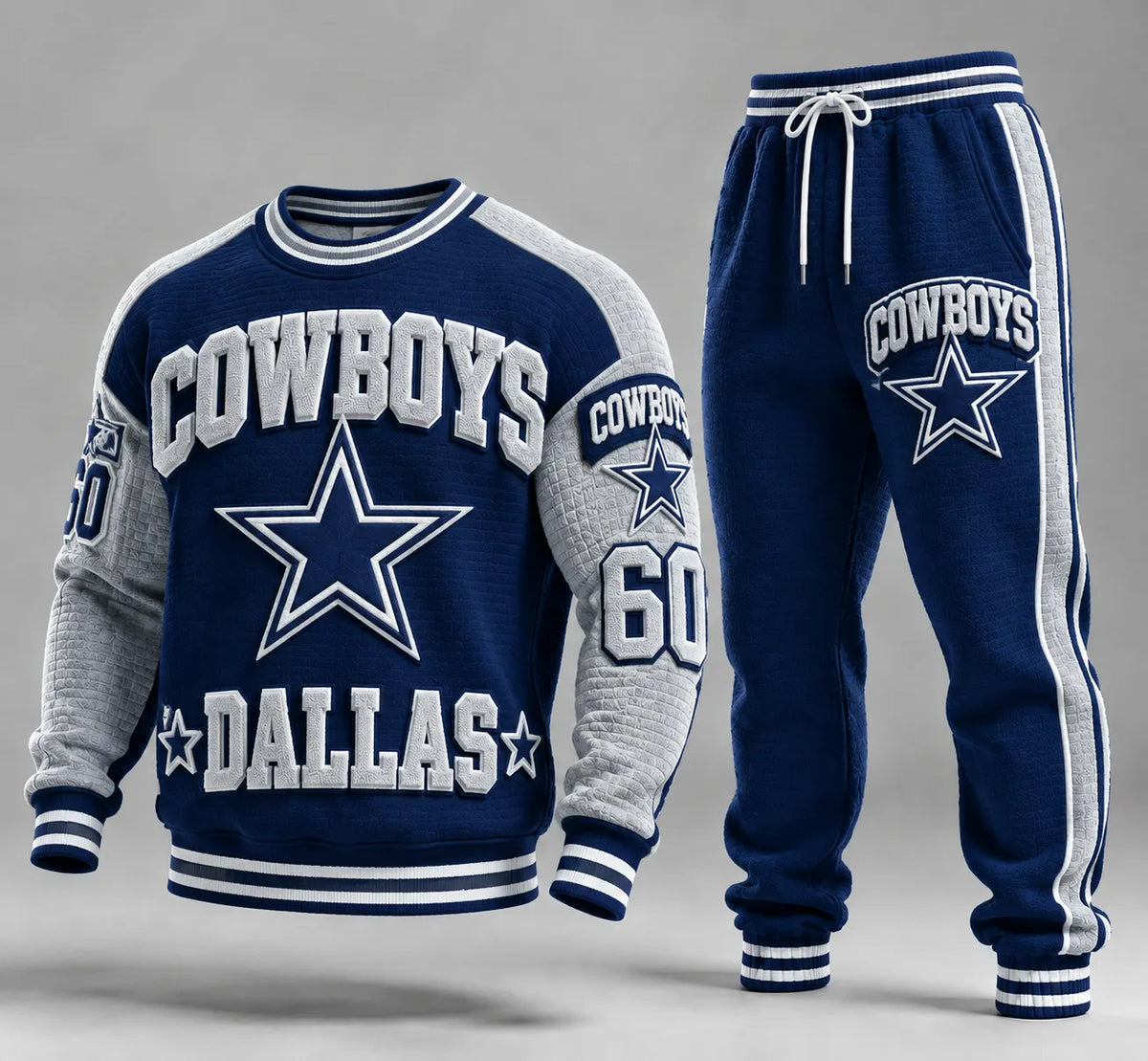 Men's Star Graphic Sweatshirt And Sweatpants Tracksuit Set