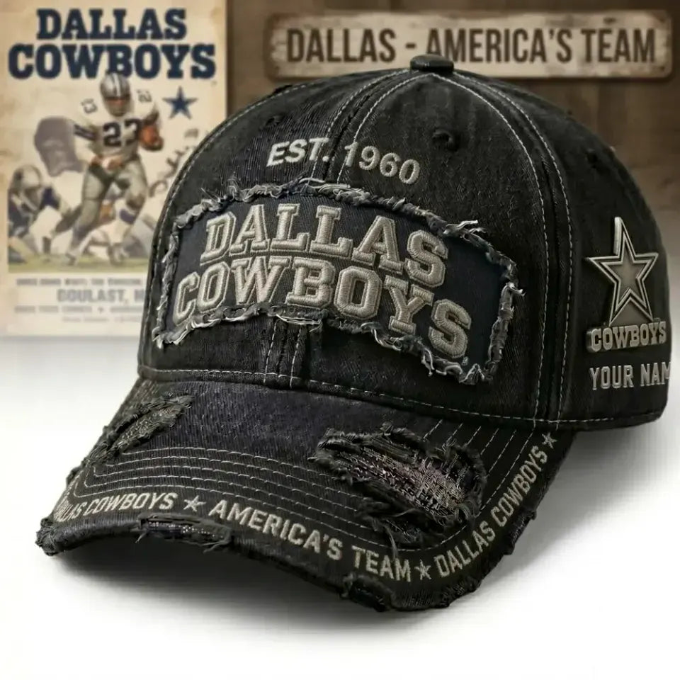 Football Print Hat
