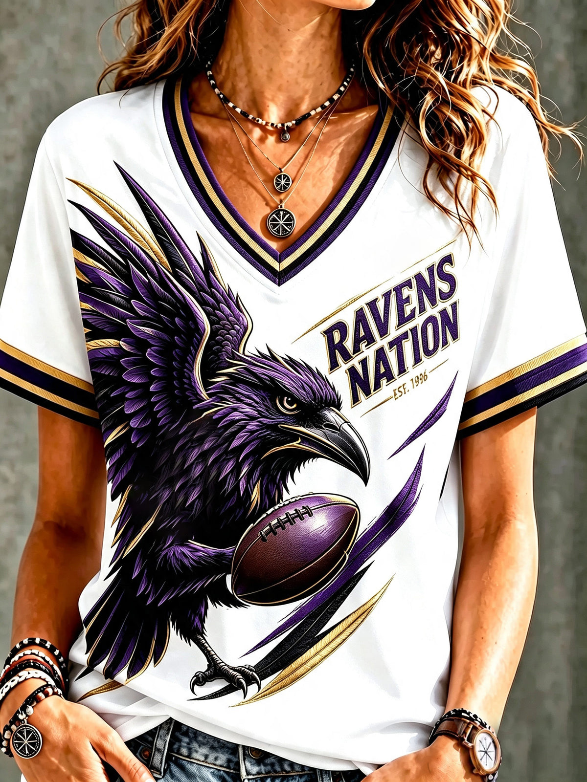 Women's Football Fan T-Shirt