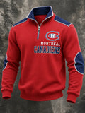Men's Hockey Fan Print Sweatshirt