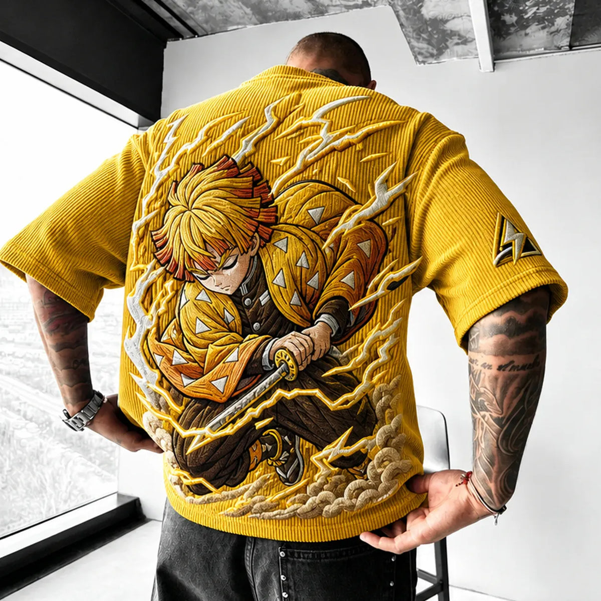 Unisex Anime-Style Retro Oversized T-Shirt