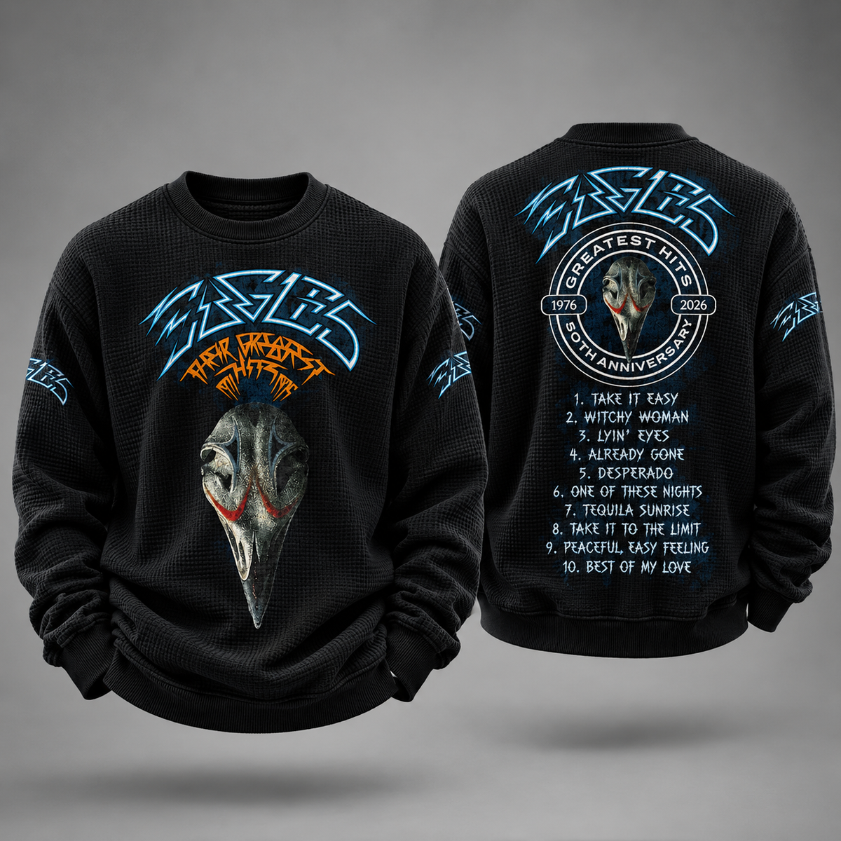 Men's Music Graphic Crewneck Sweatshirt