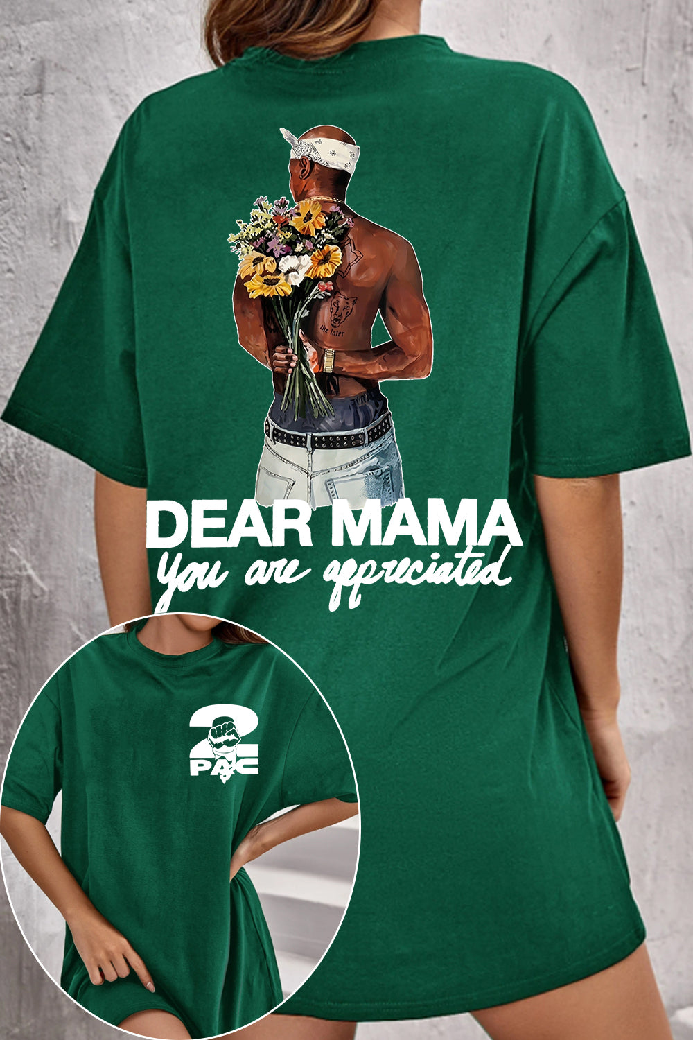 2pac Two-Sided Women Tee