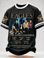 Men's Music Print T‐Shirt