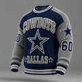 Men's Star Graphic Chunky Knit Sweater