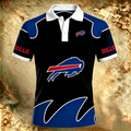 Football Team Graphic Men's Short Sleeve Polo Shirt